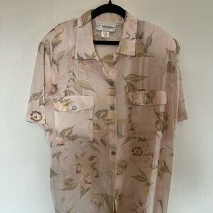 Floral Pink Shirt